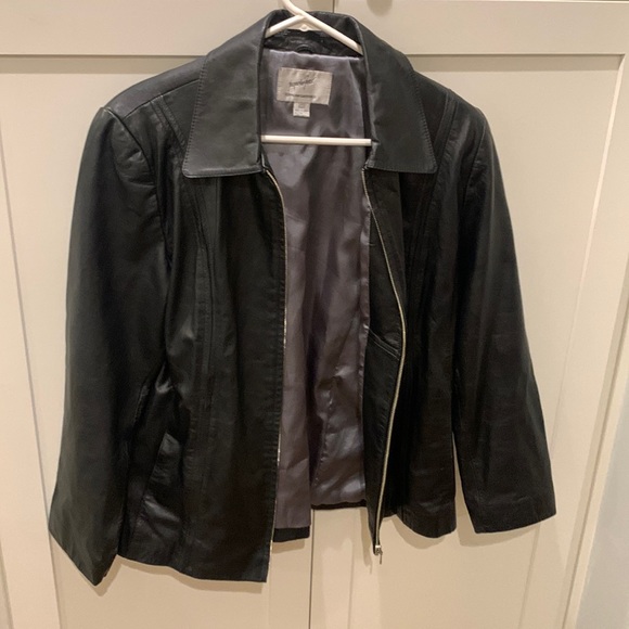 Jaquelin Ferrara lamb skin jacket - Picture 1 of 7